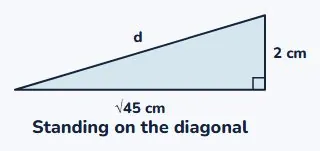 Triangle 2: up to the far corner