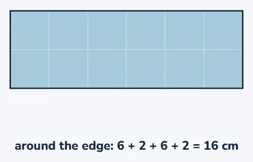 Perimeter is the distance around