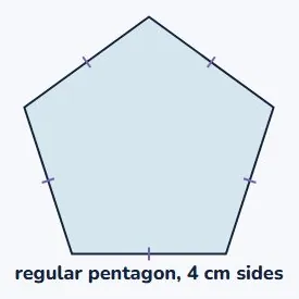 A regular polygon is quicker