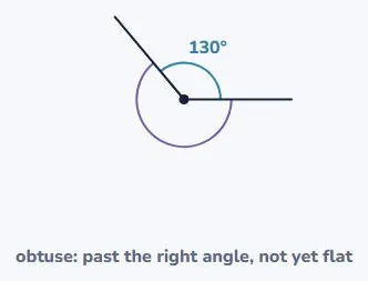 Obtuse and straight
