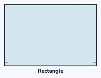 Rectangle: four right angles